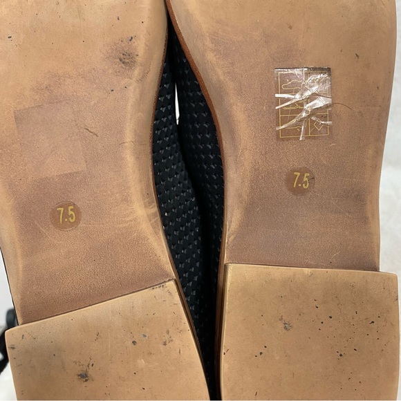 Jeffery Campbell Barkley Perforated black Suede Cap Toe Loafers. Size 7.5 - Picture 5 of 11